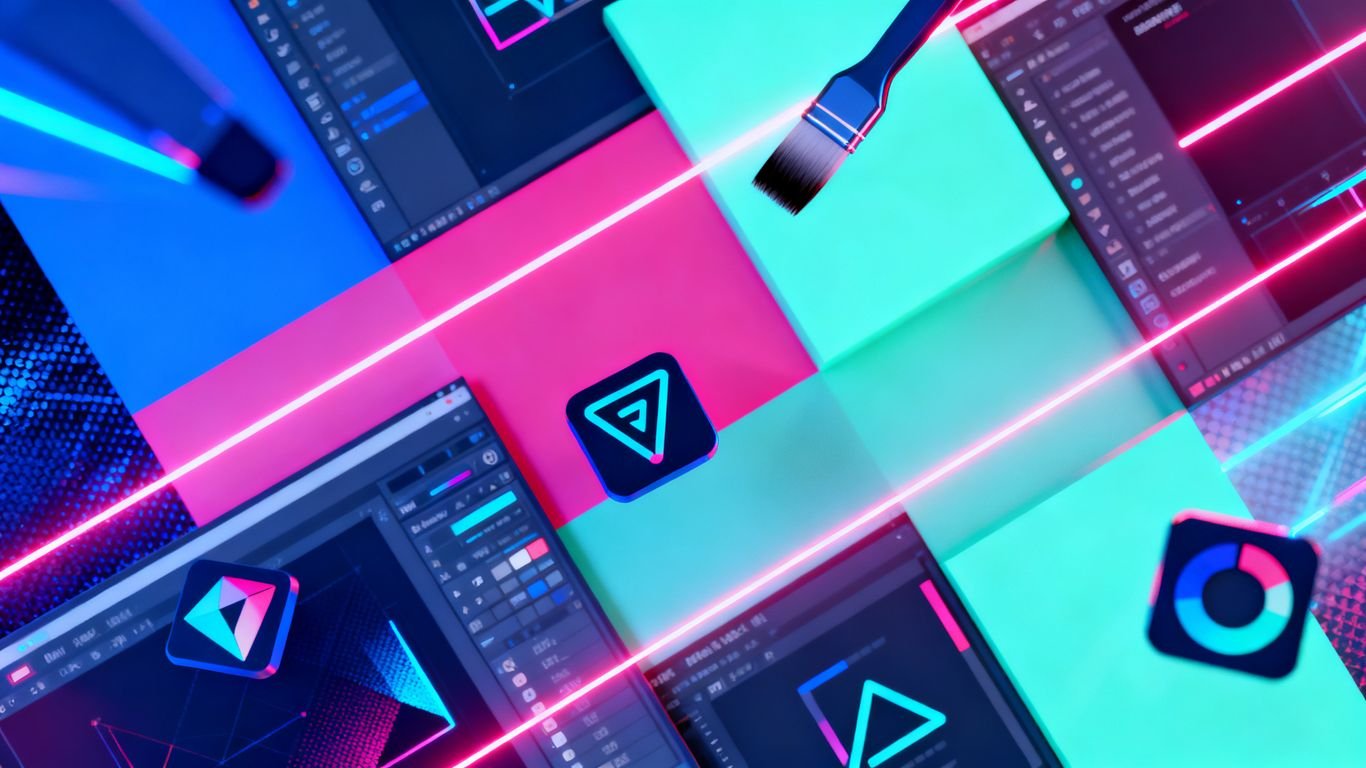 Unelte grafice populare folosite de designeri în 2026.