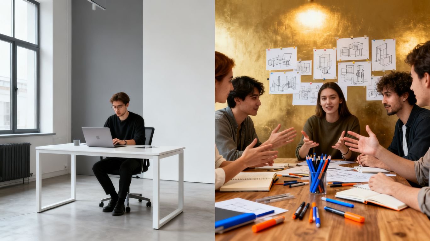 Designer freelancer versus agenție grafică în Cluj